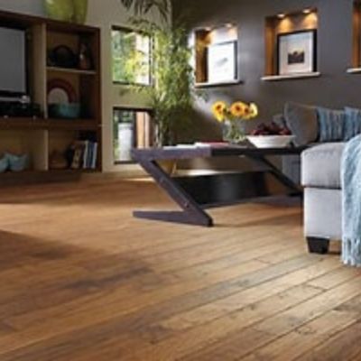 wood look flooring installation in an Ingersoll, ON, home from Floors Xtra