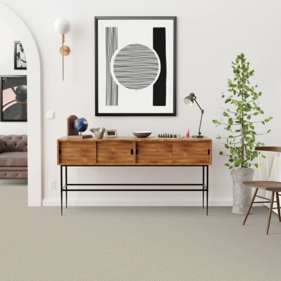 beige carpet in an entryway